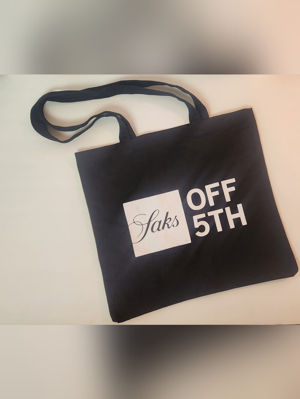 Saks Off 5th Canvas Tote Bag